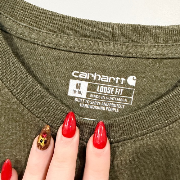 Carhartt Olive Green Short Sleeve Tee - Picture 3 of 3